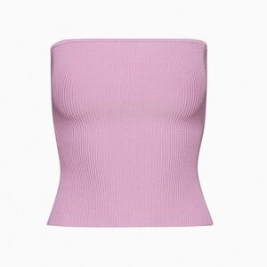 Aritzia Babaton Lavender Sculpt Knit Tube Top